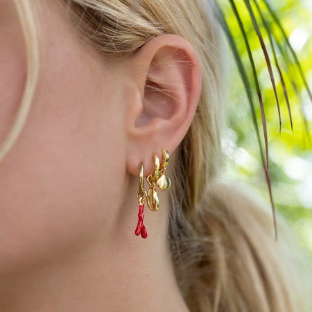 Gold Cowrie Shell Charm