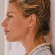 Load image into Gallery viewer, Opal North Star Huggie