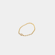 Load image into Gallery viewer, Chain Zirconia Ring