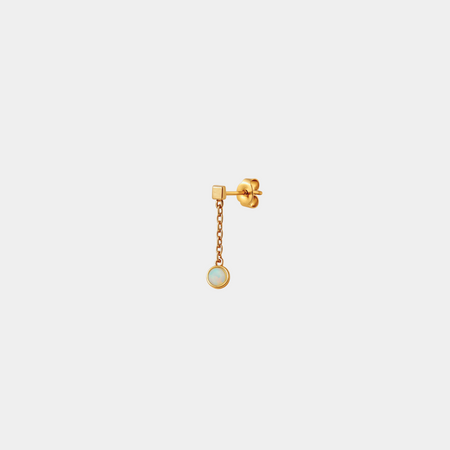 Dangly Opal Stud