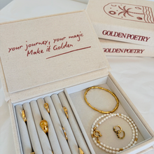 Load image into Gallery viewer, Golden Poetry - Jewellery Case