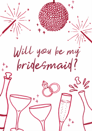 Bridesmaids card