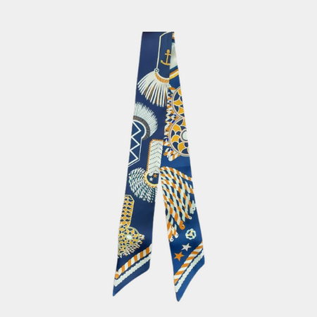 DIY scarf - Nautical Navy