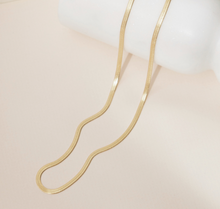 Load image into Gallery viewer, 3mm Herringbone Necklace