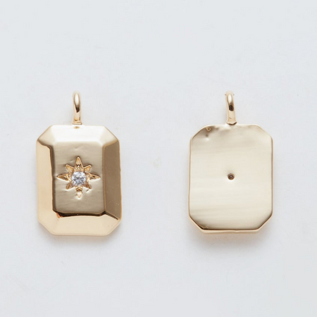 Cubic north Star huggie