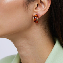 Load image into Gallery viewer, The Brown Retro Hoops